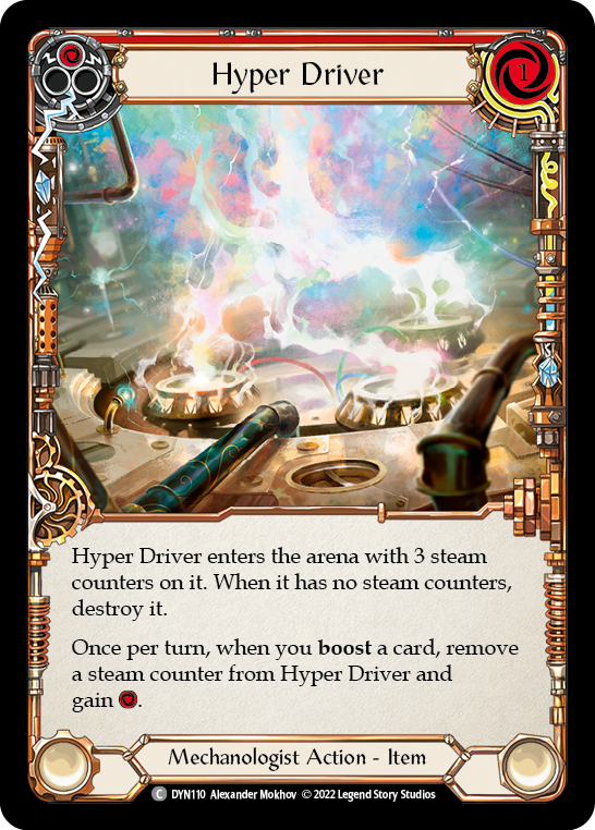 Hyper Driver (Red) [DYN110] (Dynasty)  Cold Foil | Devastation Store