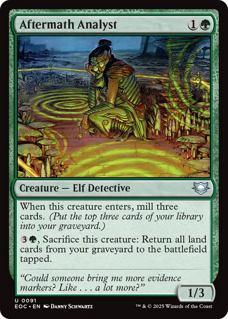Aftermath Analyst [Edge of Eternities Commander] | Devastation Store