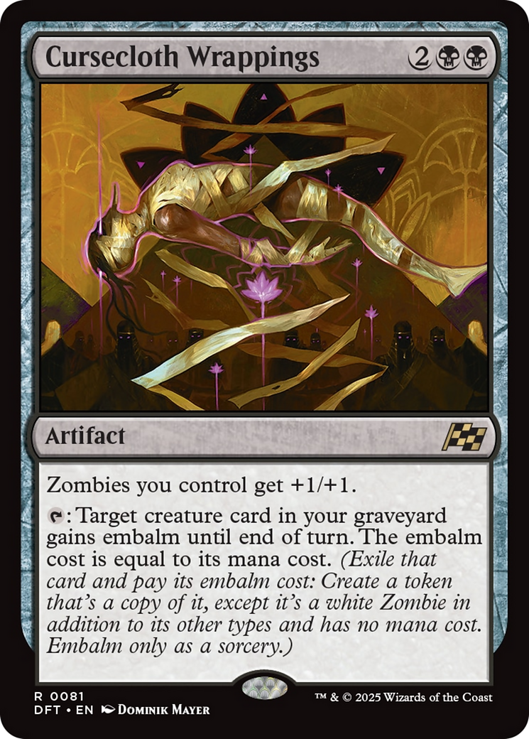 Cursecloth Wrappings [Aetherdrift] | Devastation Store