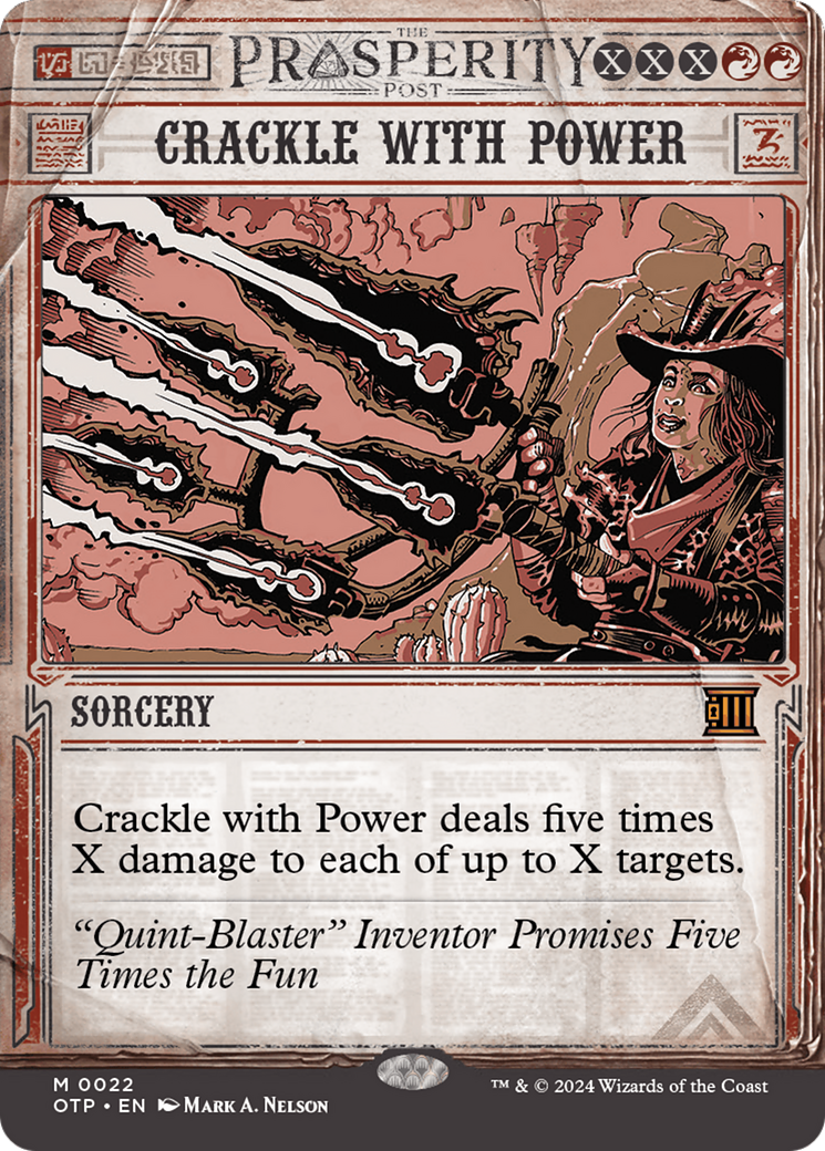 Crackle with Power [Outlaws of Thunder Junction: Breaking News] | Devastation Store
