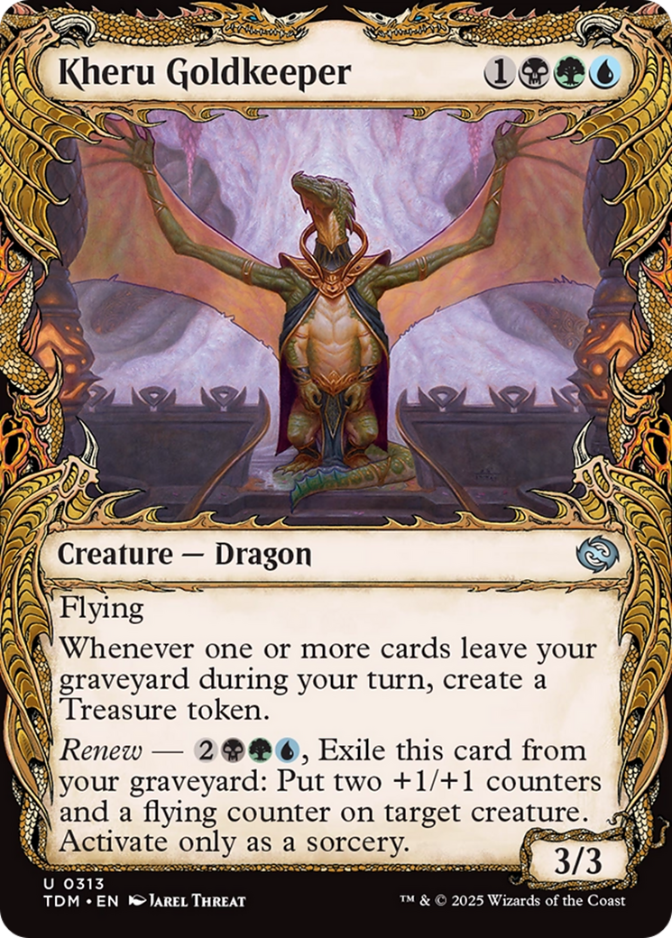 Kheru Goldkeeper (Showcase) [Tarkir: Dragonstorm] | Devastation Store