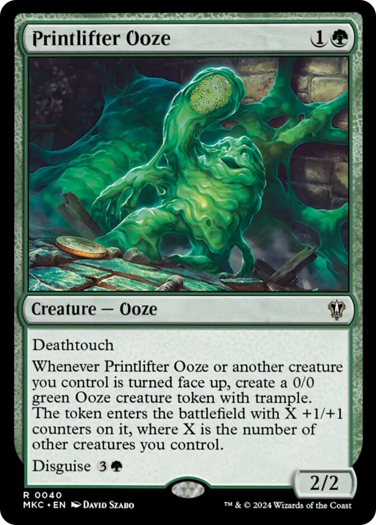 Printlifter Ooze [Murders at Karlov Manor Commander] | Devastation Store