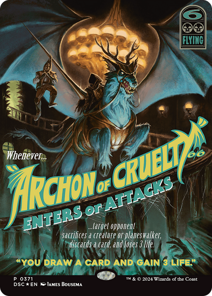 Archon of Cruelty (Showcase) [Duskmourn: House of Horror Commander] | Devastation Store