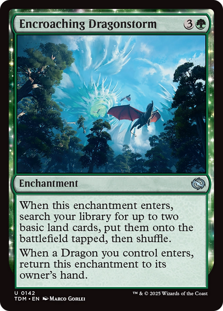 Encroaching Dragonstorm [Tarkir: Dragonstorm] | Devastation Store