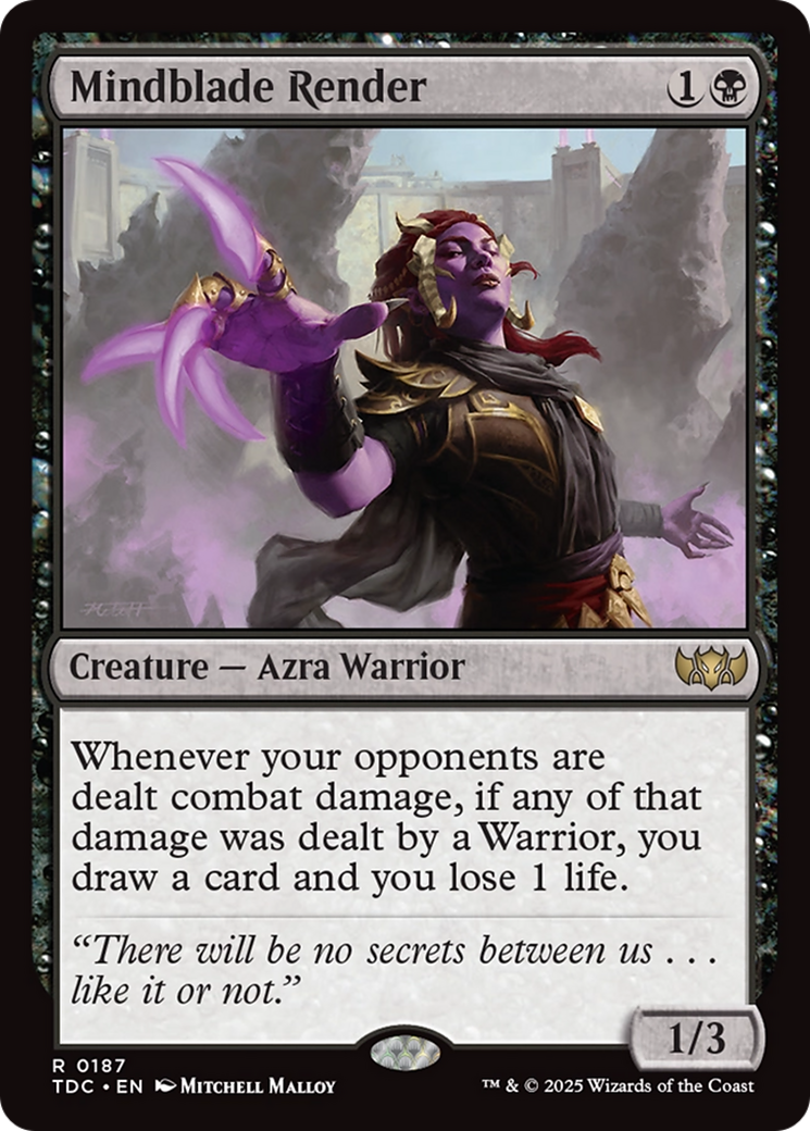 Mindblade Render [Tarkir: Dragonstorm Commander] | Devastation Store