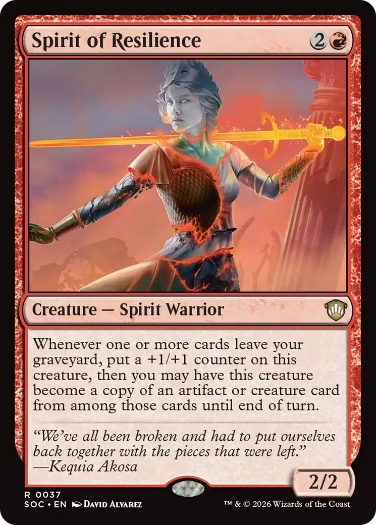 Spirit of Resilience [Secrets of Strixhaven Commander] | Devastation Store