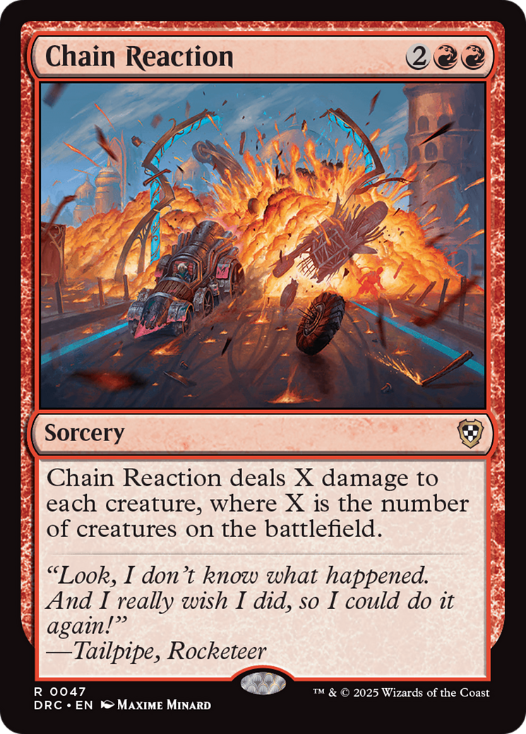 Chain Reaction [Aetherdrift Commander] | Devastation Store