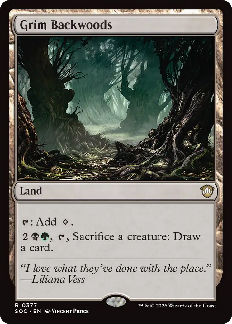 Grim Backwoods [Secrets of Strixhaven Commander] | Devastation Store