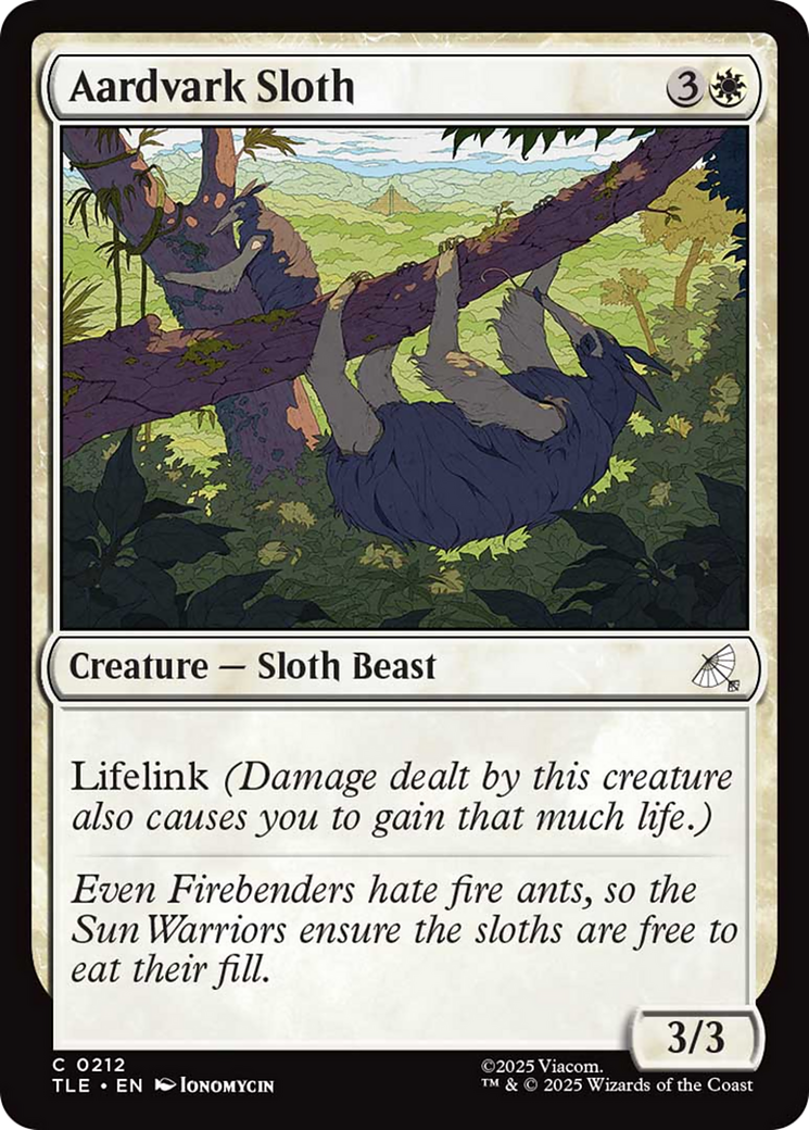 Aardvark Sloth [Avatar: The Last Airbender: Eternal-Legal] | Devastation Store