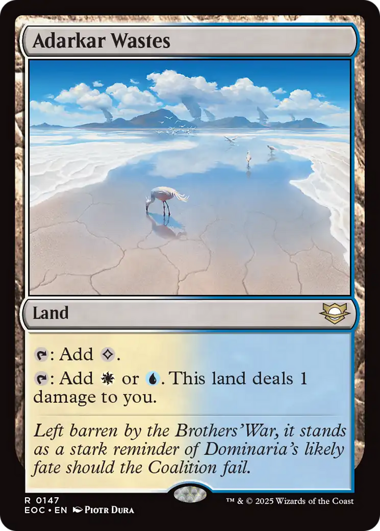 Adarkar Wastes [Edge of Eternities Commander] | Devastation Store