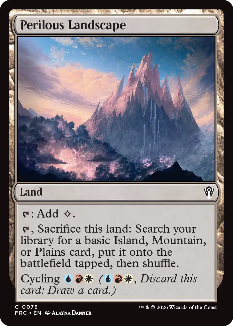 Perilous Landscape [Reality Fracture Commander] | Devastation Store