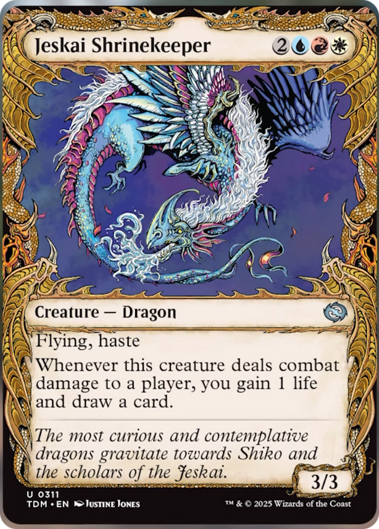 Jeskai Shrinekeeper (Showcase) [Tarkir: Dragonstorm] | Devastation Store