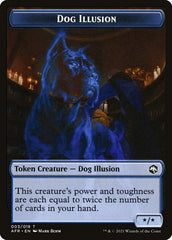 Zombie // Dog Illusion Double-Sided Token [Dungeons & Dragons: Adventures in the Forgotten Realms Tokens] | Devastation Store