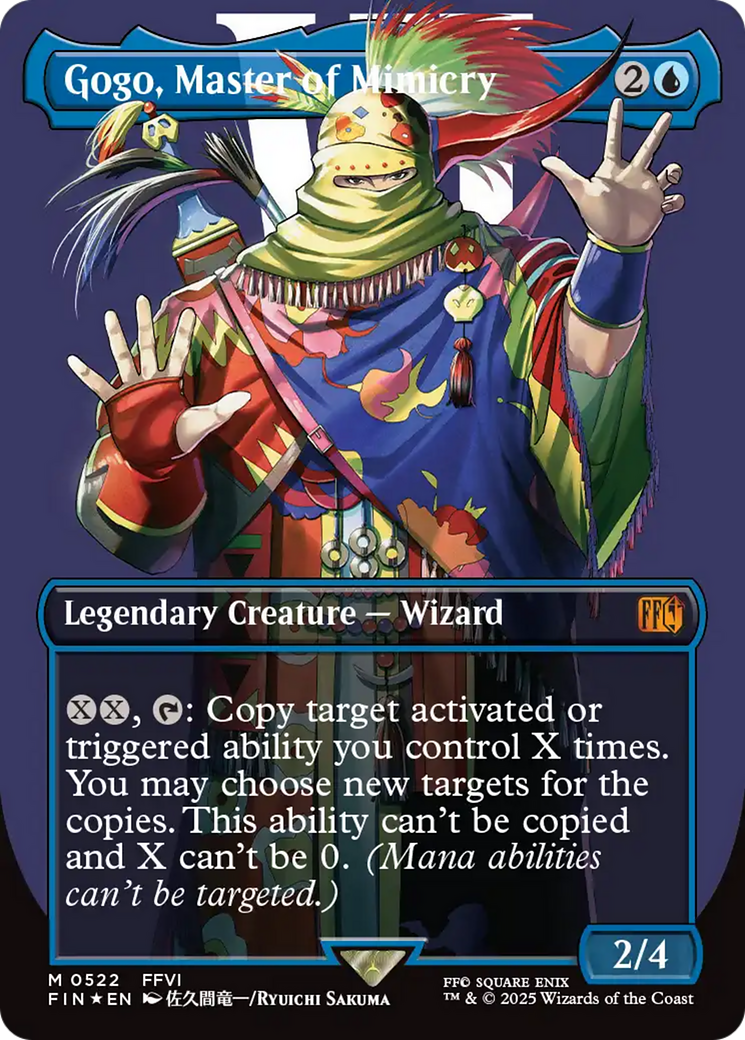 Gogo, Master of Mimicry (Borderless) (Surge Foil) [FINAL FANTASY] | Devastation Store