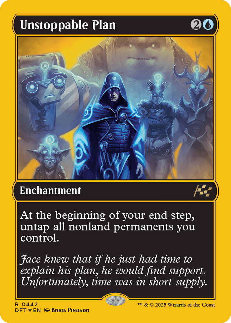 Unstoppable Plan (First-Place Foil) [Aetherdrift] | Devastation Store