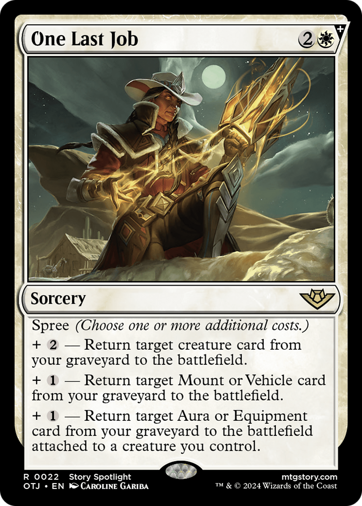 One Last Job [Outlaws of Thunder Junction] | Devastation Store