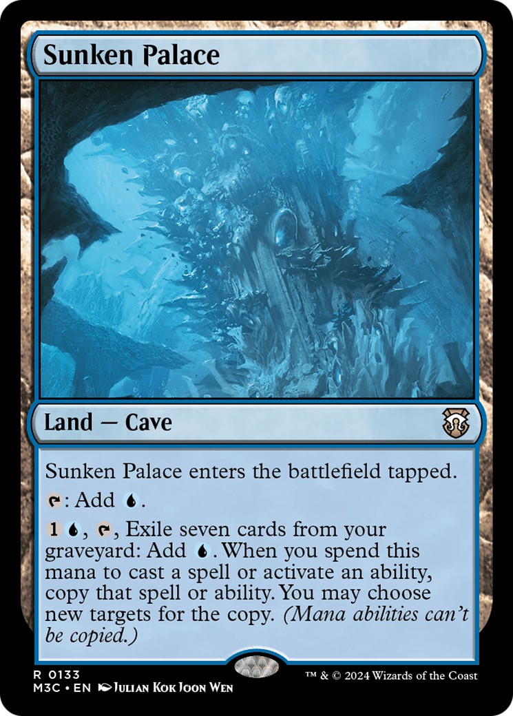Sunken Palace (Extended Art) (Ripple Foil) [Modern Horizons 3 Commander] | Devastation Store
