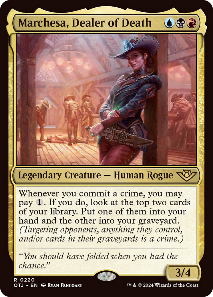 Marchesa, Dealer of Death [Outlaws of Thunder Junction] | Devastation Store
