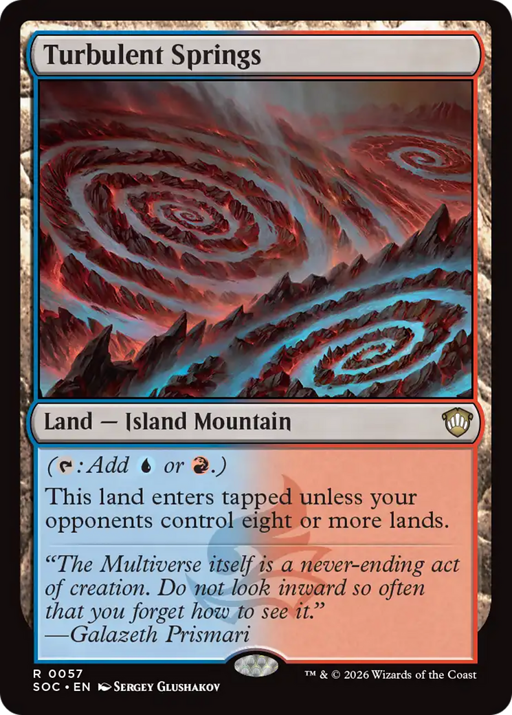 Turbulent Springs [Secrets of Strixhaven Commander] | Devastation Store