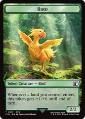 Bird (0017) // Wizard (0015) Double-Sided Token [FINAL FANTASY Tokens] | Devastation Store