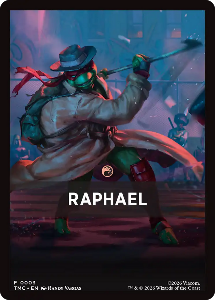 Raphael Theme Card [Teenage Mutant Ninja Turtles Commander Tokens] | Devastation Store