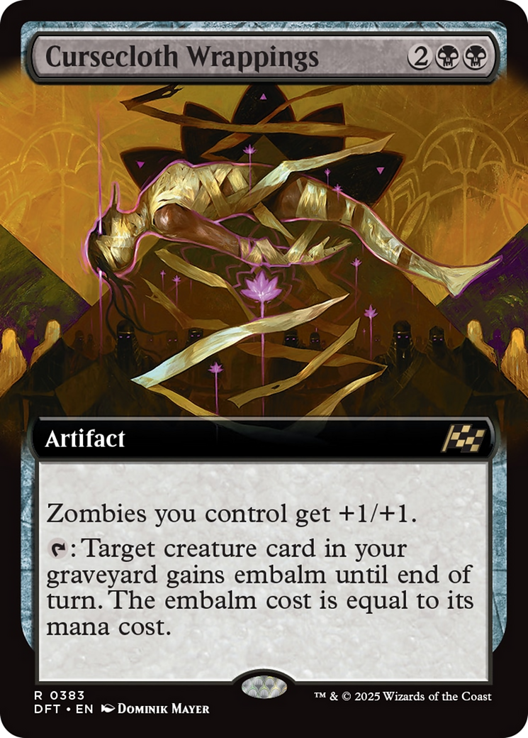 Cursecloth Wrappings (Extended Art) [Aetherdrift] | Devastation Store