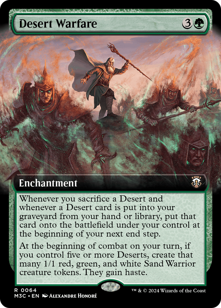Desert Warfare (Extended Art) [Modern Horizons 3 Commander] | Devastation Store