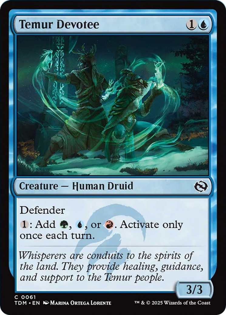 Temur Devotee [Tarkir: Dragonstorm] | Devastation Store