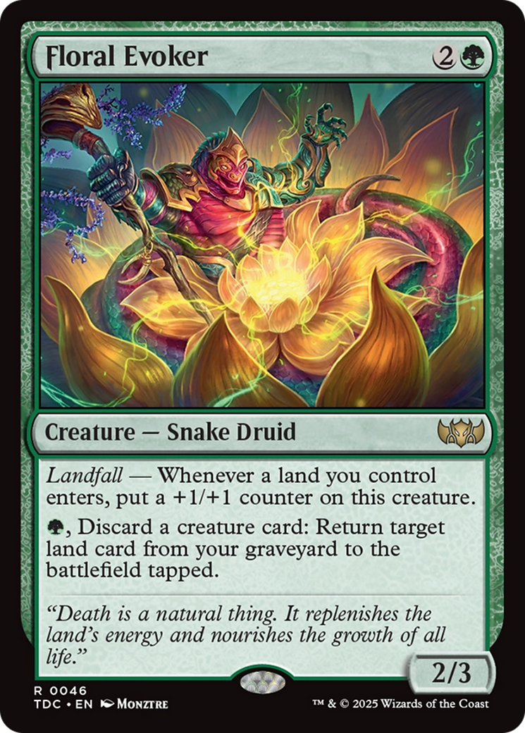 Floral Evoker [Tarkir: Dragonstorm Commander] | Devastation Store