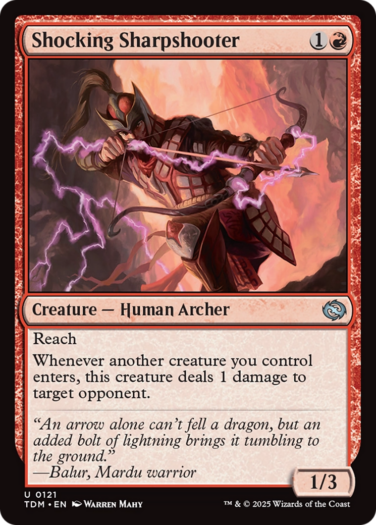 Shocking Sharpshooter [Tarkir: Dragonstorm] | Devastation Store
