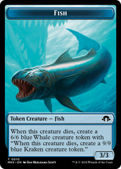 Eldrazi Spawn // Fish Double-Sided Token [Modern Horizons 3 Tokens] | Devastation Store