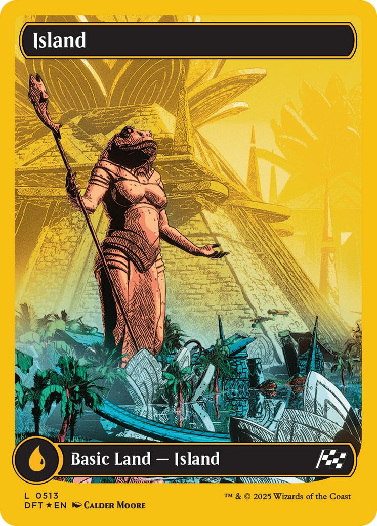 Island (0513) (First-Place Foil) [Aetherdrift] | Devastation Store