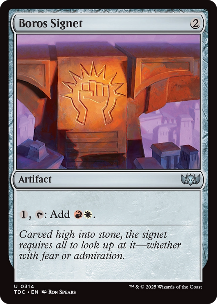 Boros Signet [Tarkir: Dragonstorm Commander] | Devastation Store
