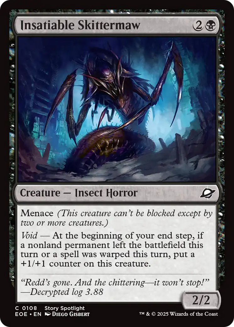 Insatiable Skittermaw [Edge of Eternities] | Devastation Store