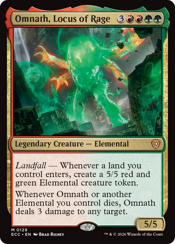 Omnath, Locus of Rage [Lorwyn Eclipsed Commander] | Devastation Store