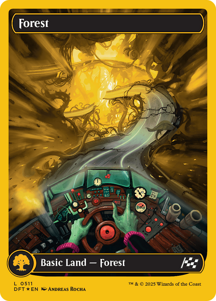 Forest (0511) (First-Place Foil) [Aetherdrift] | Devastation Store