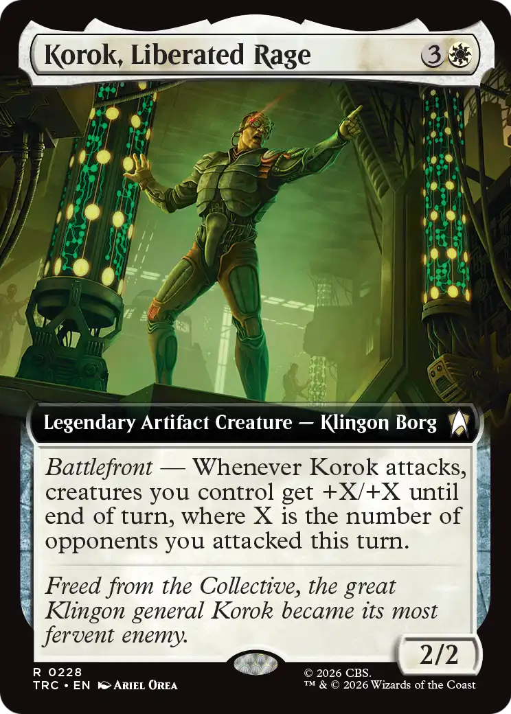 Korok, Liberated Rage (Extended Art) [Star Trek Commander] | Devastation Store