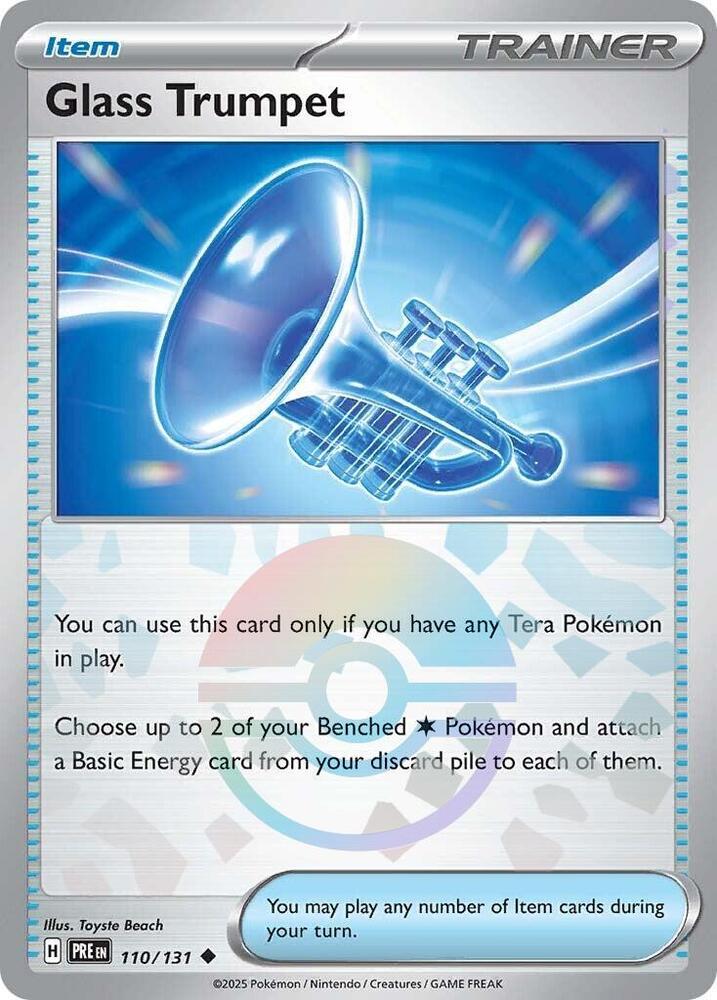 Glass Trumpet (110/131) (Poke Ball Pattern) [Scarlet & Violet: Prismatic Evolutions] | Devastation Store