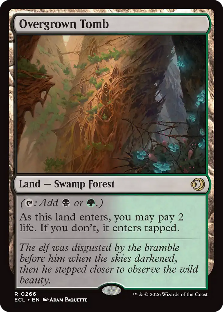 Overgrown Tomb [Lorwyn Eclipsed] | Devastation Store