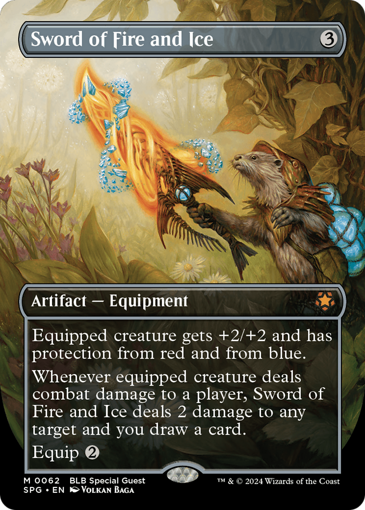 Sword of Fire and Ice (Borderless) [Bloomburrow Special Guests] | Devastation Store