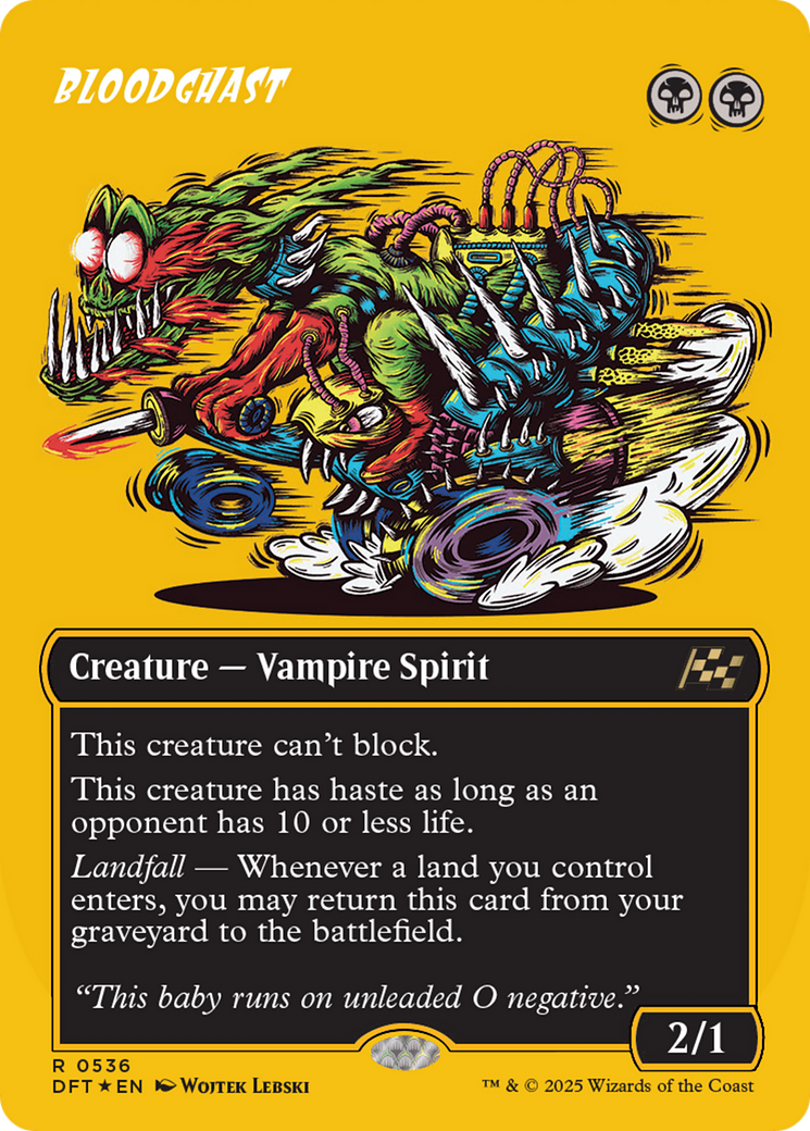 Bloodghast (Borderless) (First-Place Foil) [Aetherdrift] | Devastation Store
