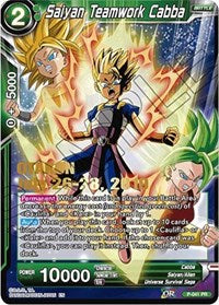 Saiyan Teamwork Cabba (OTAKON 2019) (P-041) [Promotion Cards] | Devastation Store