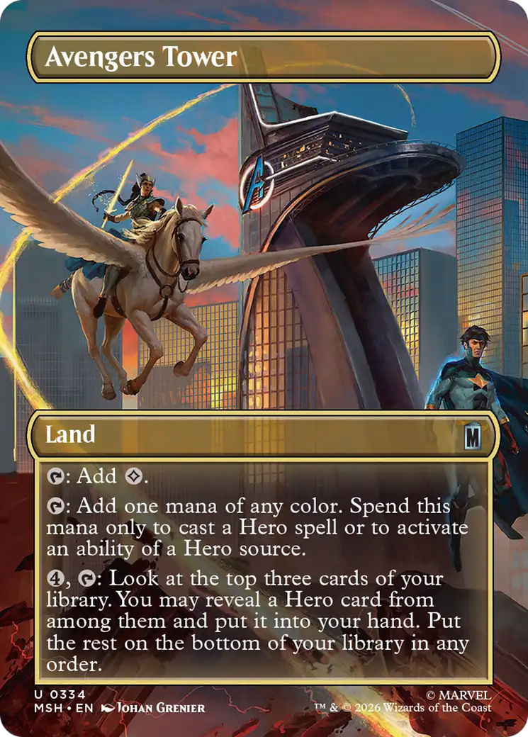 Avengers Tower (Borderless) [Marvel Super Heroes] | Devastation Store