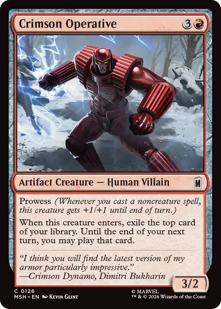 Crimson Operative [Marvel Super Heroes] | Devastation Store