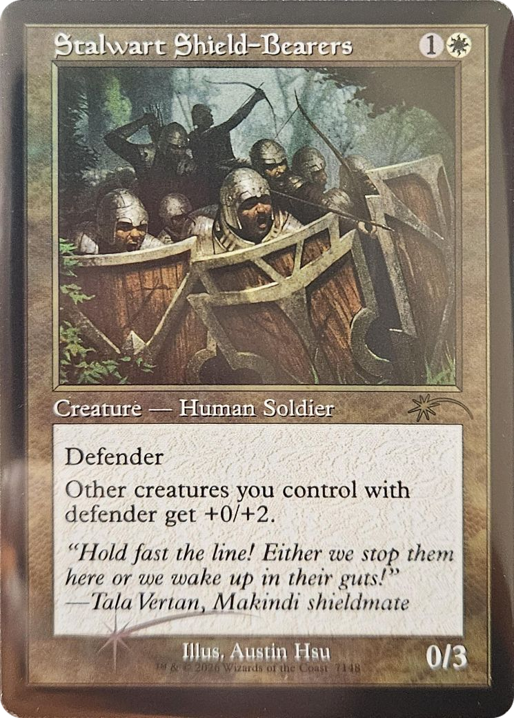 Stalwart Shield-Bearers (Retro Frame) [Secret Lair Drop Series] | Devastation Store