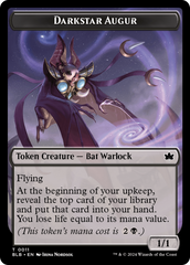 Squirrel // Darkstar Augur Double-Sided Token [Bloomburrow Tokens] | Devastation Store