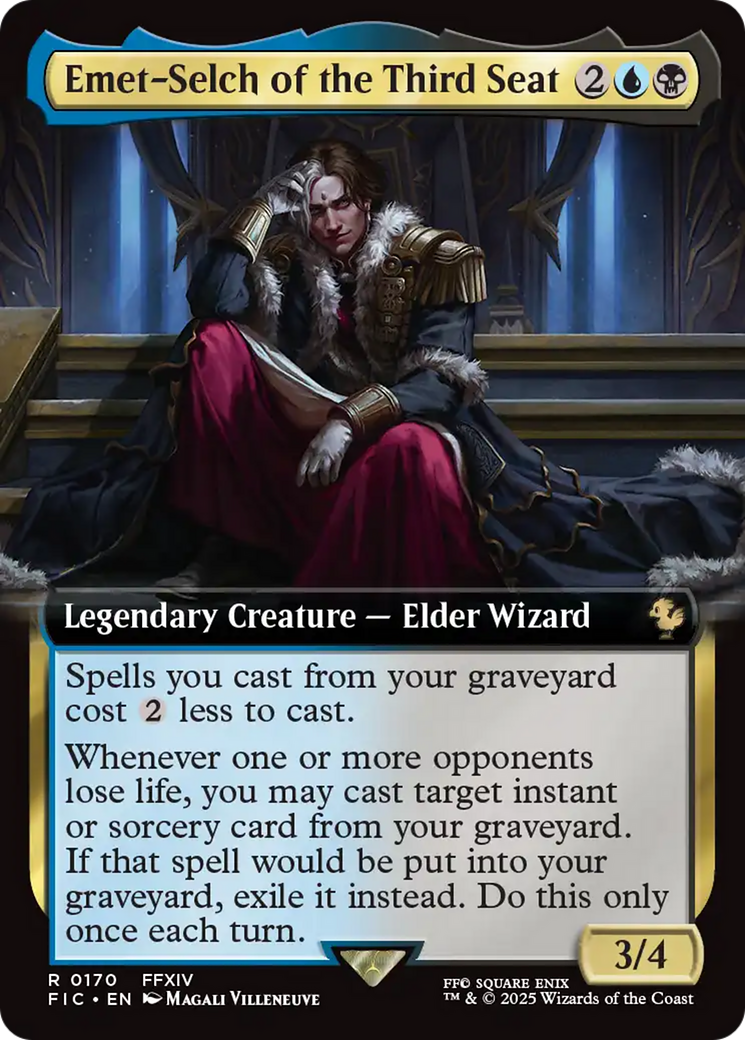 Emet-Selch of the Third Seat (Extended Art) [FINAL FANTASY Commander] | Devastation Store