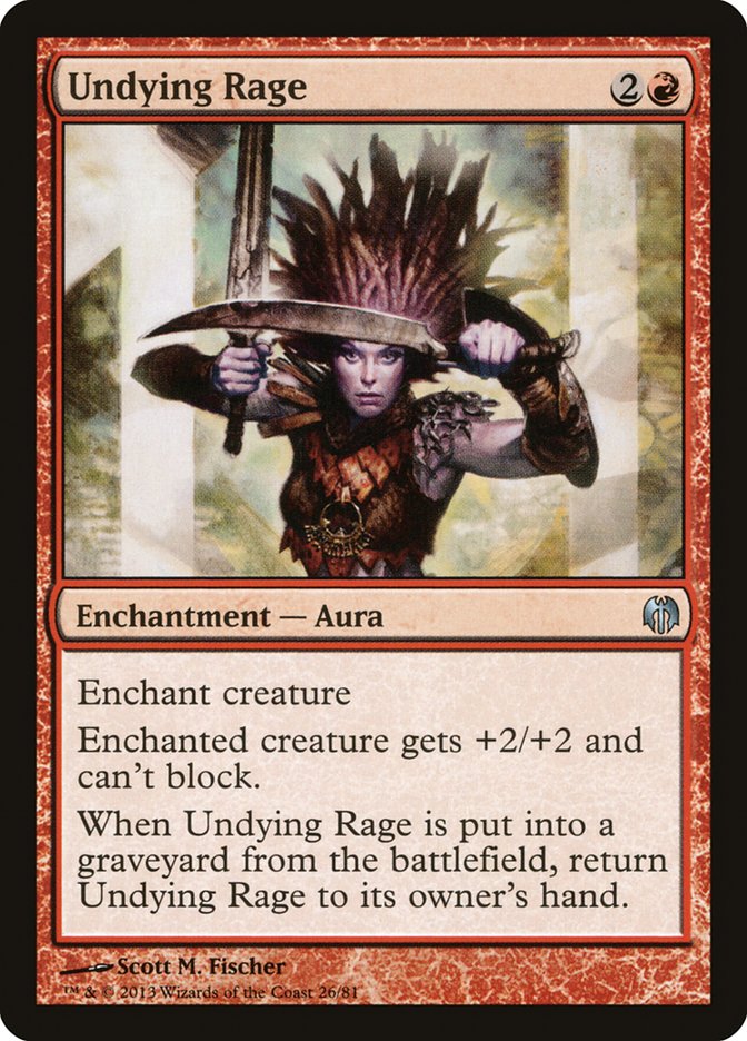 Undying Rage [Duel Decks: Heroes vs. Monsters] | Devastation Store