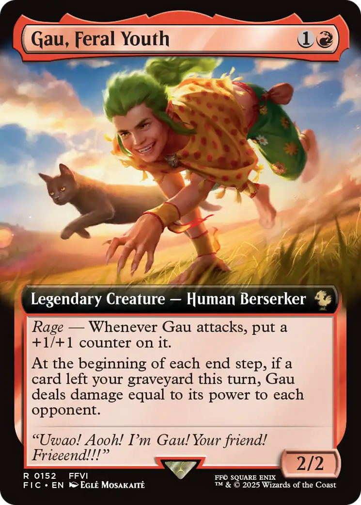 Gau, Feral Youth (Extended Art) [FINAL FANTASY Commander] | Devastation Store