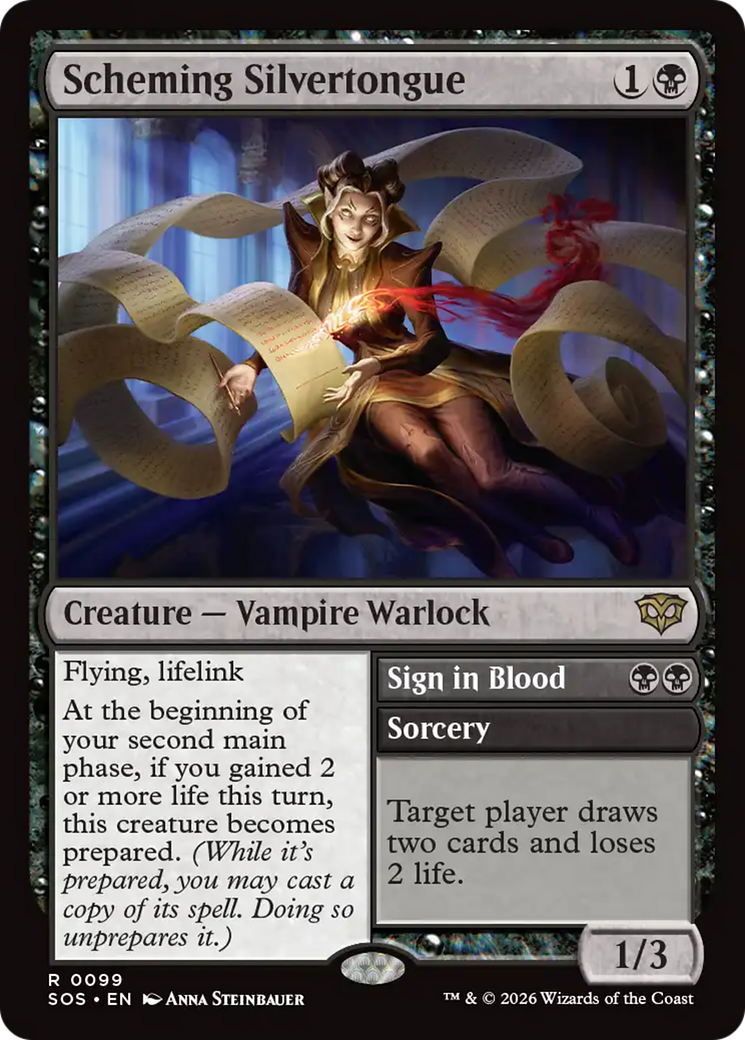 Scheming Silvertongue [Secrets of Strixhaven] | Devastation Store